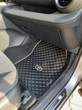 Toyota / Lexus Luxury Custom Car Mats – Tailored Fit, Quilted Faux Leather & Custom Logo Embroidery